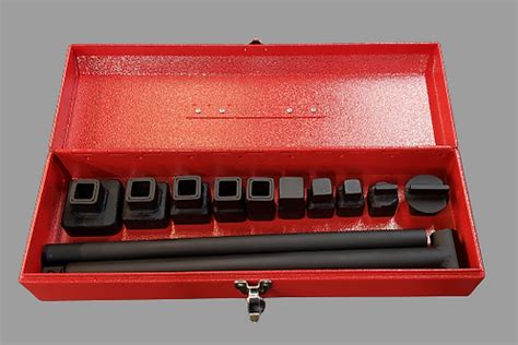 clean out plug wrench set with red steel box|cleanout plug wrench harbor freight.